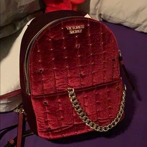 BRAND NEW VS studded quilted backpack! Red 🔥